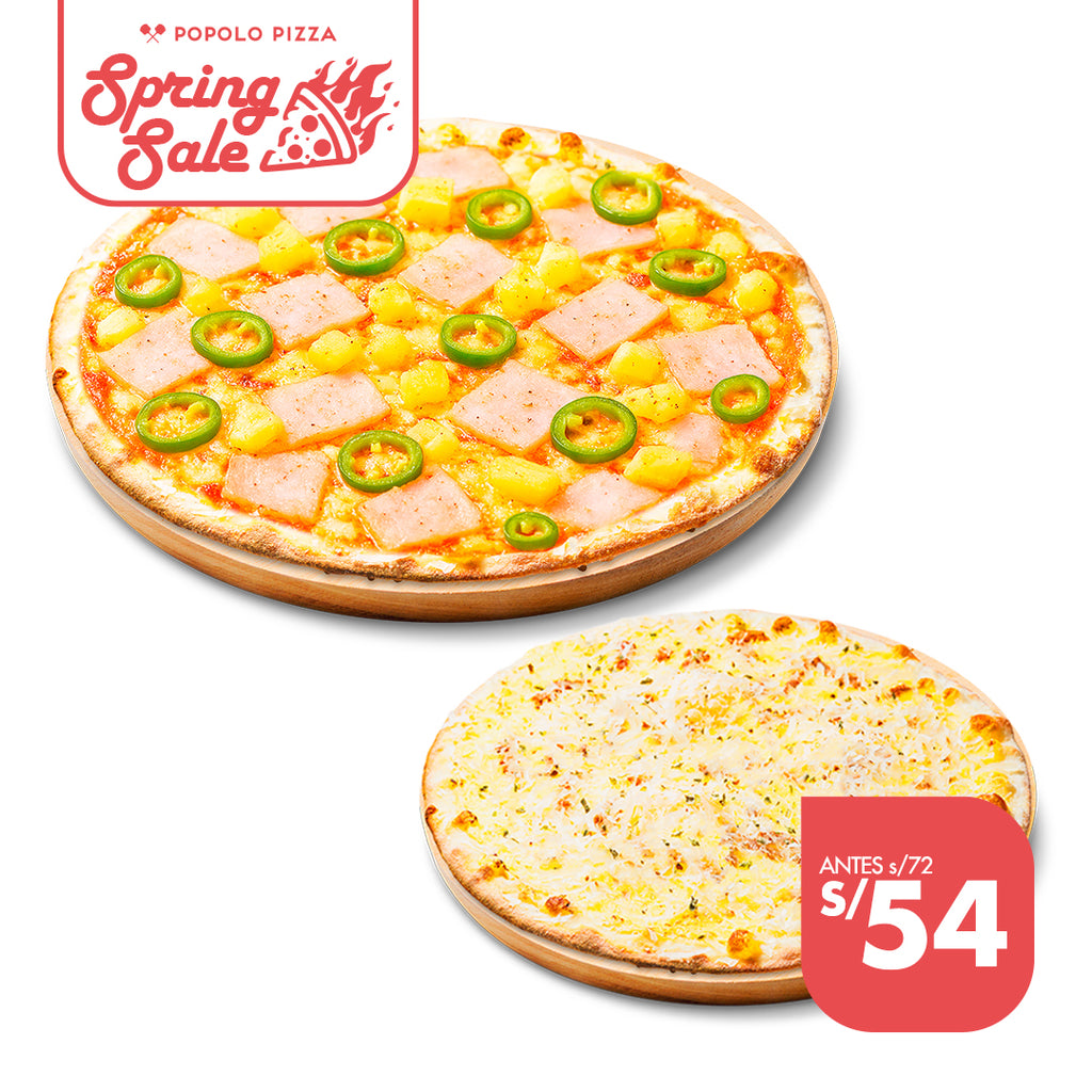 Pizza Clásica Familiar y Acompañante