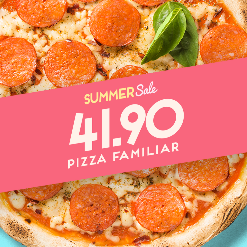 Promo Pizza Familiar 41.90 - SUMMER SALE