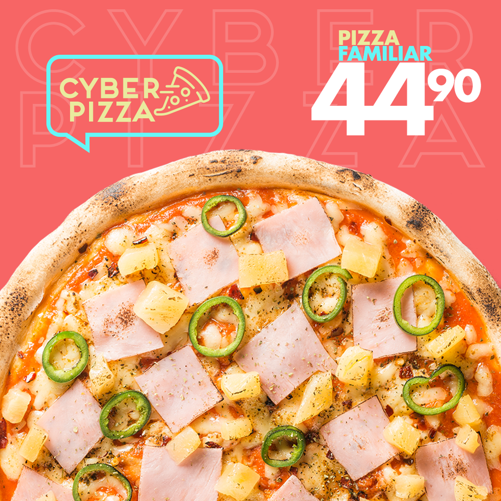 CYBER PIZZA - Pizza Familiar 44.90